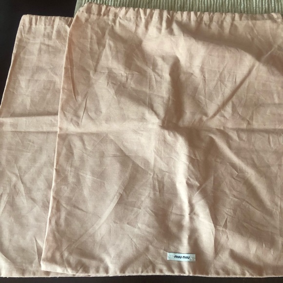 Miu Miu Accessories Miu Miu Dust Bag Poshmark